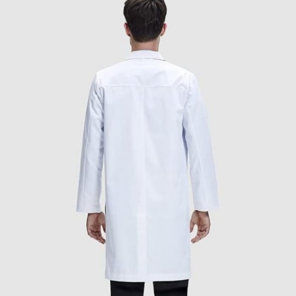 Dr. James - Unisex Lab Coat with Smartphone & Tablet Pockets - Picture 3 of 10